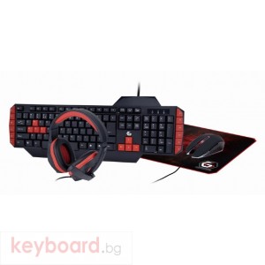 Геймърски комплект Gembird Ultimate 4-in-1 Gaming kit, US layout