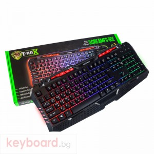 Геймърска клавиатура ROXPOWER T-ROX ST-GKB8161M SCREAMFORCE