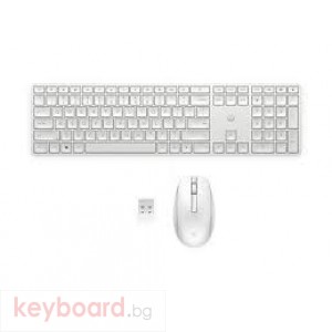 Клавиатура HP 655 Wireless KB/MSE Combo WHT 860P8AA#AKS