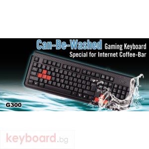 Клавиатура A4 TECH G300 Геймърска клавиатура USB
