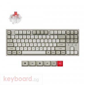 Геймърска Механична клавиатура Keychron C1 Pro 8K QMK - Super Red Switch