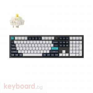 Безжична механичка клавиатура Keychron Q6 MAX Gateron Jupiter Banana Switch - Carbon Black
