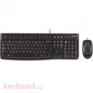 Kомплект клавиатура с мишка Logitech MK120 US-Layout - Черна
