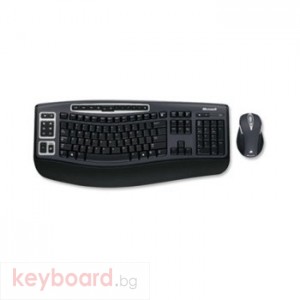 Комплект мишка и клавиатура MICROSOFT Wireless Laser Desktop 5000 USB, Schweizer