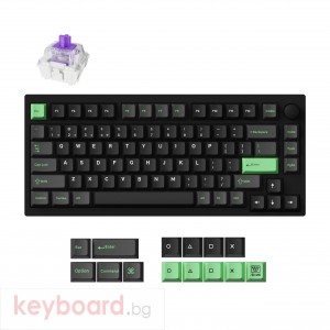 Безжична Механична клавиатура Lemokey P1 HE QMK 75% Black - HE Magnetic Switch