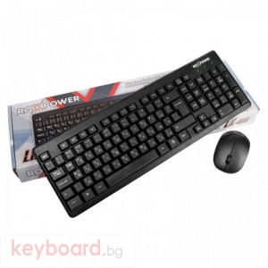 Комплект ROXPOWER LK-4010, безжични мишка и клавиатура