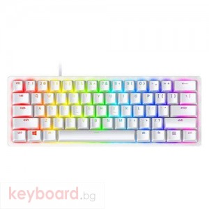 Геймърска клавиатура Razer Huntsman Mini - Mercury 60% Optical 