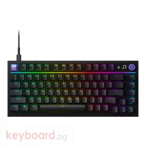 Геймърска механична клавиатура Logitech G316 X 75 - Hot-Swappable Tactile Switch - Черен
