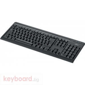 Клавиатура FUJITSU KB410 USB Black BG/US 
