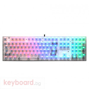 Клавиатура COOLER MASTER MasterKeys Pro L Crystal Edition геймърска механична кафяв