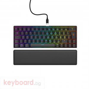 uRage Геймърска клавиатура \"Exodus 760 Mechanical Mini\", червени суичове, черна