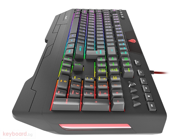 Клавиатура GENESIS Gaming Keyboard Rhod 600 Rgb Backlight Us Layout