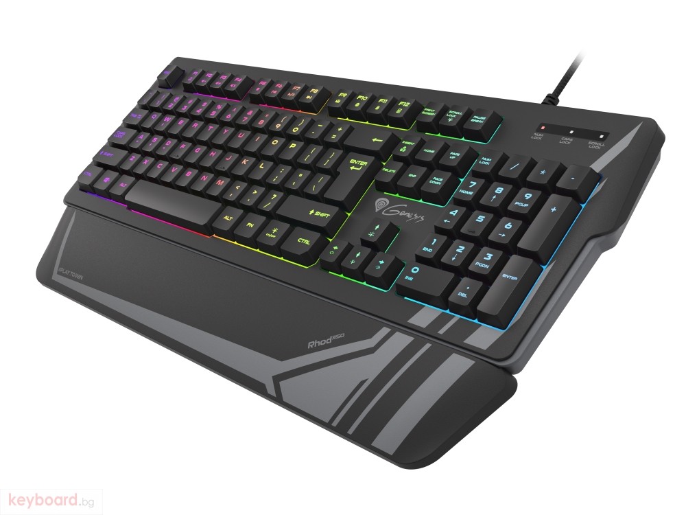 Клавиатура GENESIS Gaming Keyboard Rhod 350 RGB Backlight US Lauout