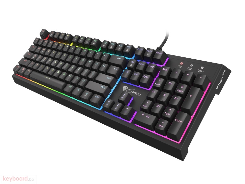 Клавиатура GENESIS Hybrid Switch Gaming Keyboard Thor 150 RGB Backlight ...