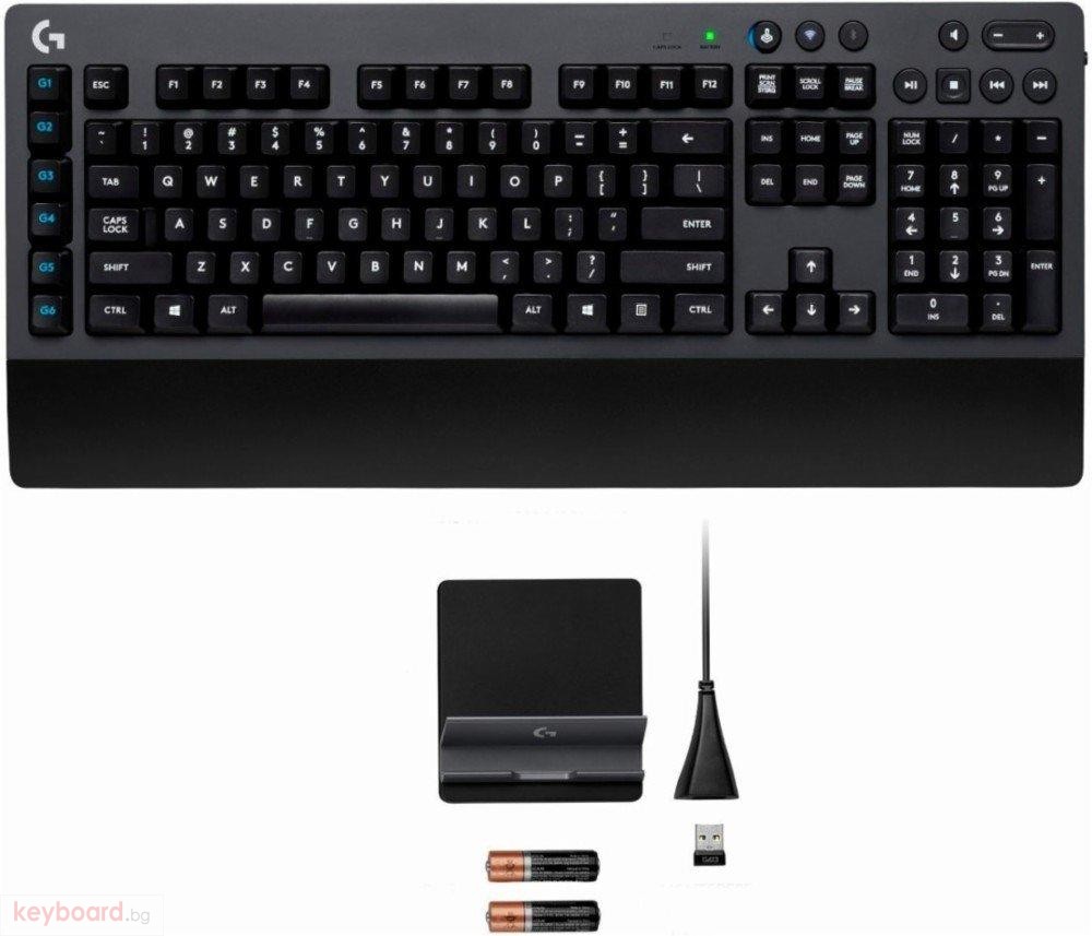 Безжична геймърска механична клавиатура Logitech G613 Romer-G суичове