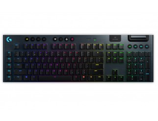 Геймърска клавиатура LOGITECH G915 LIGHTSPEED Wireless RGB Mechanical Gaming Keyboard - GL Tactile - CARBON