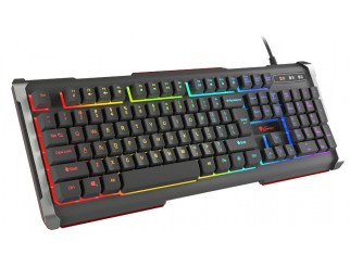 Клавиатура GENESIS Gaming Keyboard Rhod 400 Rgb Backlight Us Layout