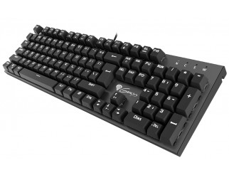 Клавиатура GENESIS Mechanical Gaming Keyboard Thor 300 Green Backlight Outemu Blue Switch Us Layout