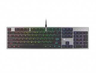 Клавиатура GENESIS Mechanical Gaming Keyboard Thor 420 RGB Backlight Content Slim Blue Switch US Layout