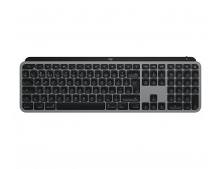 Клавиатура LOGITECH MX Keys for Mac Advanced Wireless Illuminated Keyboard - SPACE GREY - US INTL - 2.4GHZ/BT - N/A - EMEA