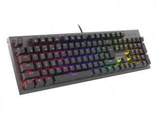Клавиатура GENESIS Mechanical Gaming Keyboard Thor 303 RGB Backlight Red Switch Hot Swap US Layout Black