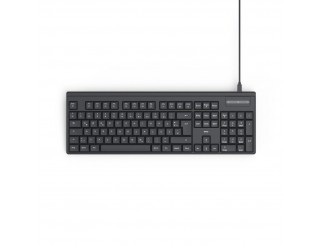 HAMA Жична клавиатура CK-100, кирилизирана, USB-C, USB-A
