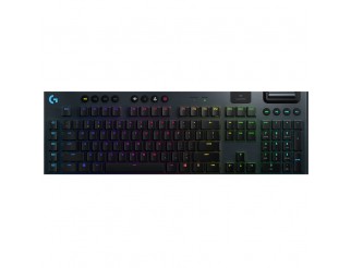 Геймърска клавиатура LOGITECH G915 LIGHTSPEED Wireless RGB Mechanical Gaming Keyboard - GL Tactile - CARBON