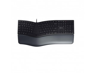 Жична извита клавиатура CHERRY KC 4500 ERGO,черна