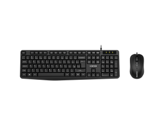 Клавиатура CANYON CNE-CSET1-BG, USB, BG, черен