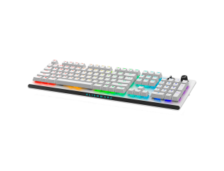 Геймърска клавиатура Alienware Tri-Mode Wireless Gaming Keyboard - AW920K (Lunar Light)