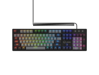 Геймърска клавиатура LORGAR Azar 514, Wired mechanical gaming keyboard, RGB backlight, 1680000 ...