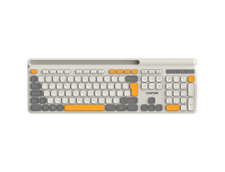 Клавиатура CANYON keyboard HKB-W03 AAA Wireless Beige