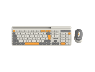 Клавиатура CANYON HSET-W5 Keyboard+Mouse AAA+AA Wireless Beige