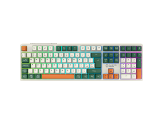 Геймърска клавиатура CANYON keyboard Shadder GKW-11 Mech RGB UK/US Wireless White