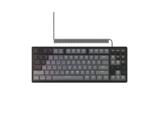 Геймърска клавиатура LORGAR Azar 514TKL, Wired RGB mechanical gaming keyboard, black, EN layout