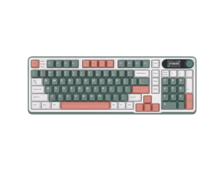 Геймърска клавиатура ROYAL KLUDGE RK-S98 Camping Green Gaming Keyboard Chartreuse switch
