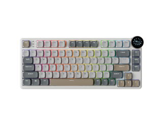 Геймърска клавиатура ROYAL KLUDGE RK N80 Pearly Dawn Gaming Keyboard Red switch