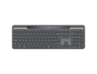 Клавиатура LOGITECH Slim Solar+ - GRAPHITE - US INT'L - 2.4GHZ/BT -  INTNL-973 - UNIV B2C