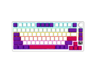 Геймърска клавиатура LORGAR KBP7075W, Wireless 75% Mechanical Gaming Keyboard Pro, White, EN layout