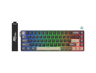 Геймърска клавиатура ROYAL KLUDGE RK68 HE Phantom Gaming Keyboard Mint switch