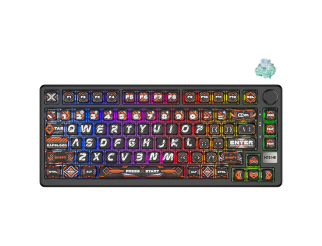 Геймърска клавиатура ROYAL KLUDGE RKM75 HE Hephaestus Gaming Keyboard Mint switch