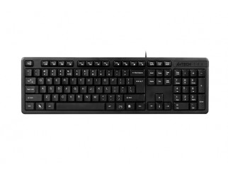 Клавиатура A4 KK-3 USB BLACK US+BG