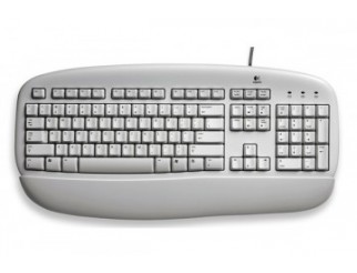 Клавиатура LOGITECH DELUXE SPANISH WHITE