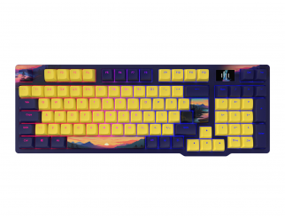 Геймърскa механична клавиатура Dark Project 98A Sunset RGB TKL  - G3MS Sapphire Switches, PBT