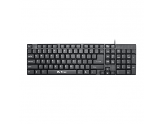 Клавиатура DeTech DE6081, USB, Черен