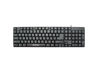 Клавиатура DeTech DE6079, USB, Кирилизирана, Черен 
