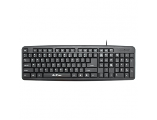 Клавиатура DeTech DE6084, USB, Черен 
