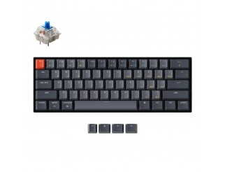 Геймърска Механична клавиатура Keychron K12 Hot-Swappable 60% Gateron Blue Switch White LED ABS