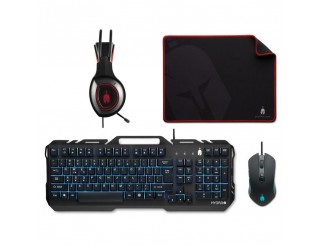 Геймърски комплект Spartan Gear Hydra II - клавиатура, мишка, пад и слушалки