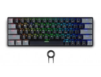 Геймърска безжична клавиатура Spartan Gear Pegasus 2 RGB Black/Grey